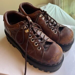 UNIF Brown Seek Shoe Platform Women's size 9